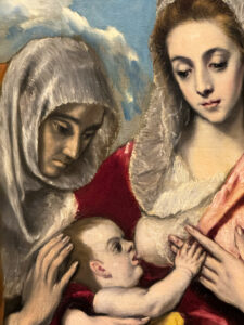 La Sacra Famiglia Con Sant'Anna; Dettaglio